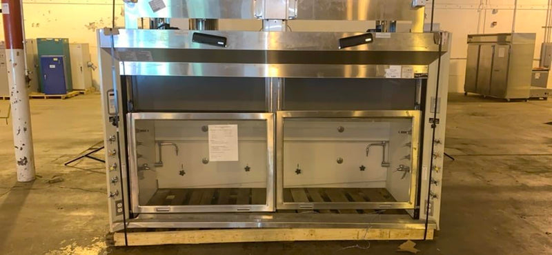 Reconditioned 8 foot Jamestown Isolator chemical fume hood package
