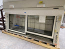 Reconditioned Fisher Hamilton 8 foot fume hood package with dual vertical sash - Government Lab Enterprises