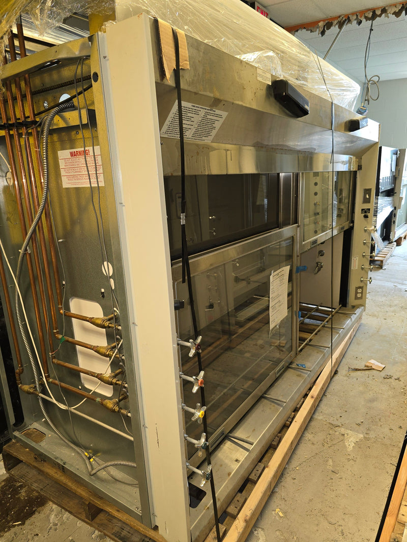 Reconditioned 8 foot Jamestown Isolator chemical fume hood package with dual sash