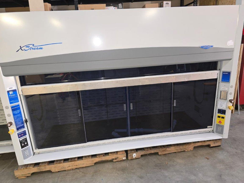 8 foot fume hood package | Labconco Protector XStream (Refurbished)-Smoked out Glass Sash