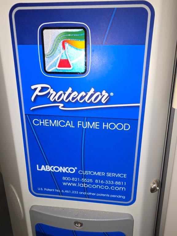 8 foot fume hood package | Labconco Protector XStream (Refurbished)-Smoked out Glass Sash