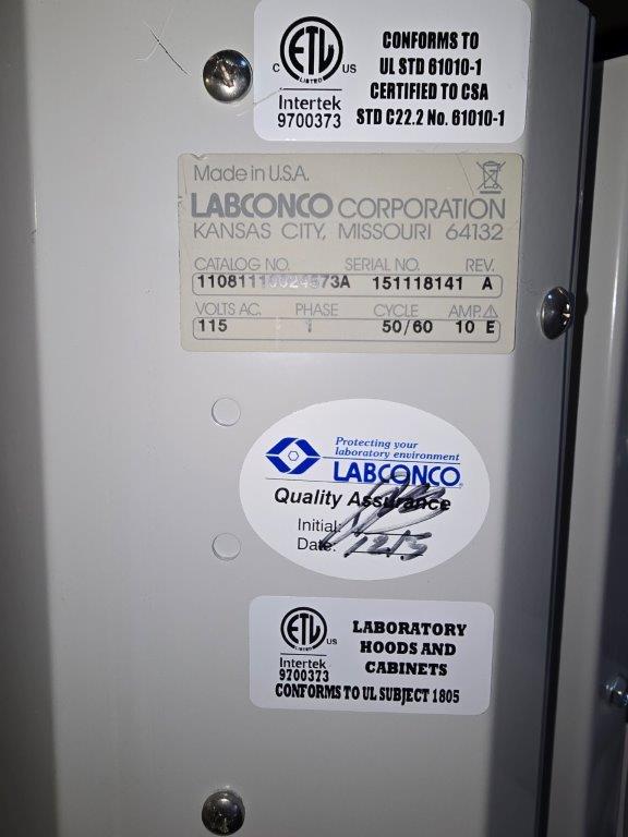 8 foot fume hood package | Labconco Protector XStream (Refurbished)-Smoked out Glass Sash