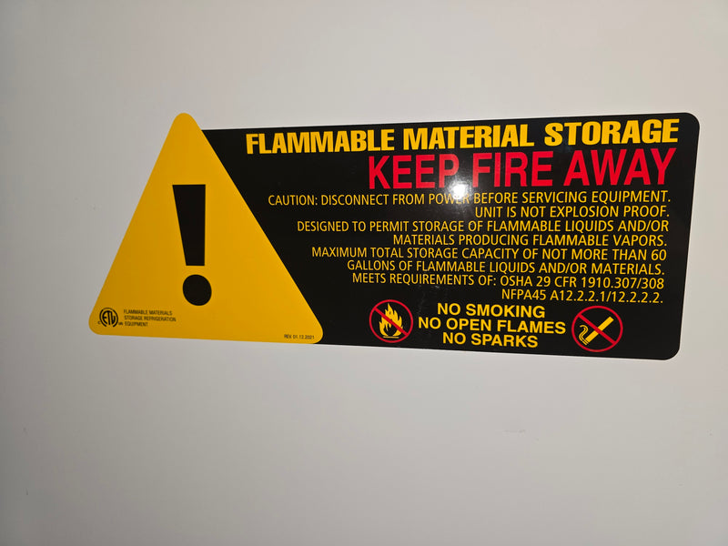 LabRepco flammable material storage lab freezer (20 cu ft) | Model LHP-20-FF