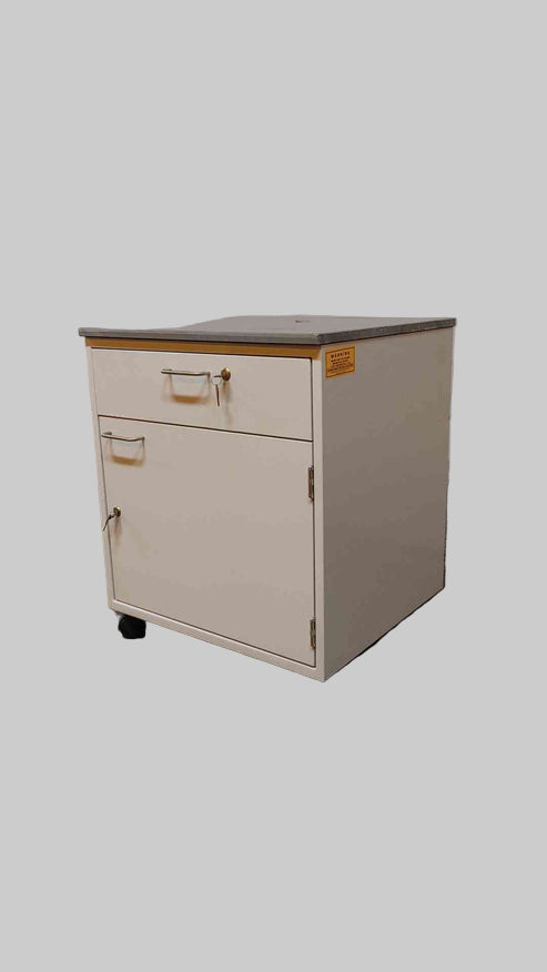 24" mobile cabinet with 1 drawer/1 door and resin top-Government Lab Enterprises, LLC.