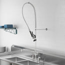1.15 GPM Deck-Mounted Pre-Rinse Faucet with 8" Centers and 14" Add-On Faucet