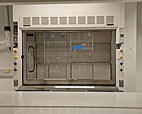 6 foot Hamilton SafeAire chemical fume hood package (pre-owned)