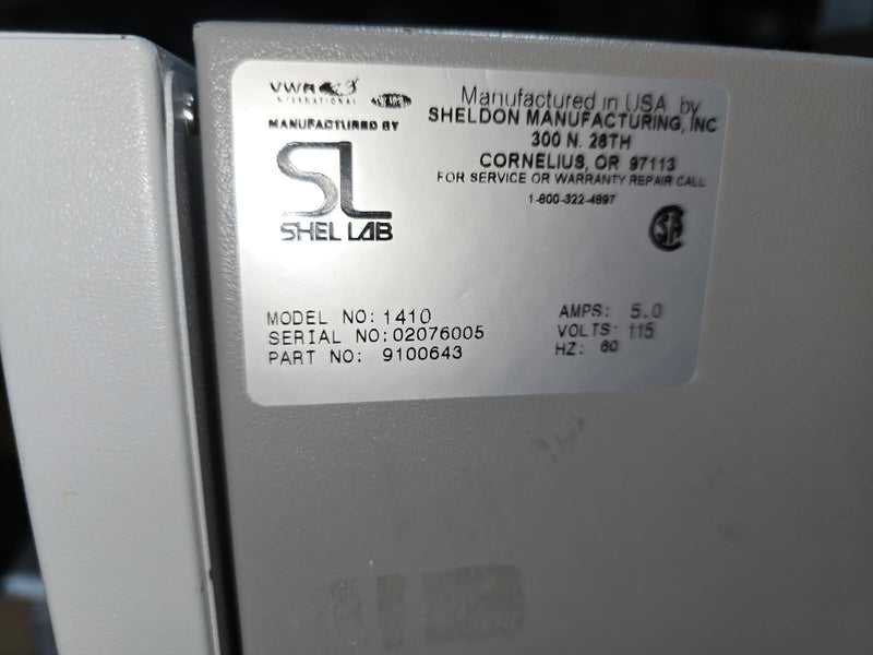 VWR/Shel-lab Model 1410 Vacuum Oven