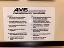 AMS 6 foot extra depth benchtop chemical fume hood package (pre-owned)
