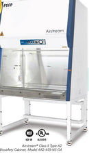 Esco Airstream Reliant Model AR2-3S9-NS-Port-G4 Class II Type A2 3ft Biosafety Cabinet with Centurion 7" Touchscreen Controller, Ulpa Filter, UV Light, and Stand