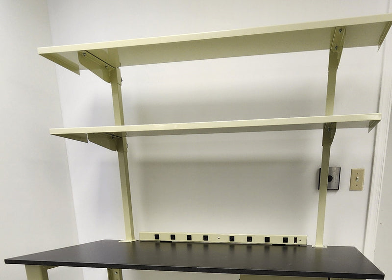 Adjustable height top shelves for Lab Tables | 5 foot Light Duty Lab Tables