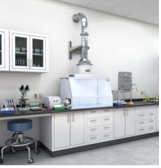 40 inch fume hood package | Air Sentry SS-340-E-EF Benchtop Fume Hood with integrated exhaust fan Quick Ship Bundle