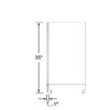 CLP Front Filler Panel with Toe, 1″W x 35″H for Metal Lab Standing-Height Cabinet