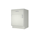 CLP 24" wide ADA Height Metal Base Cabinet with 1 door/1 drawer, LHS (22" Deep x 32.5" Tall)
