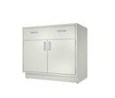 CLP 36" wide ADA Height Metal Base Cabinet with 2 doors/1 drawer (22" Deep x 32.5" Tall)