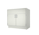 CLP 36" wide ADA Height Metal Sink Base Cabinet with 2 doors (22" Deep x 32.5" Tall) - Government Lab Enterprises
