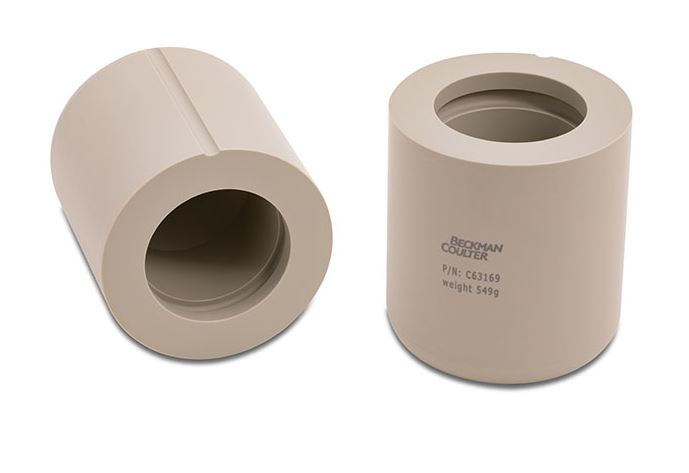 Beckman Coulter C63169 200-250ml conical bottle bucket adapters Set of 4