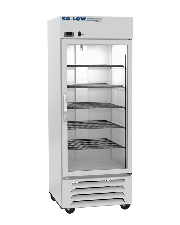 So-Low DH4-27GD Lab Pharmacy Refrigerator with Glass Door 27 cu. ft. 115V