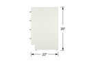 CLP 24" wide Standing Height Metal Base Cabinet with 4 drawers (22" Deep x 35" Tall)