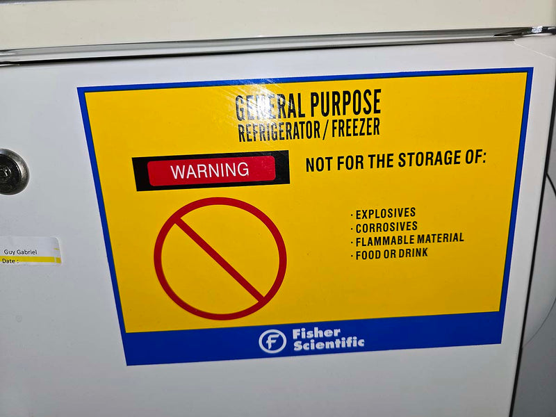 Fisher undercounter laboratory refrigerator Model 97-920-1 (Pre-owned)