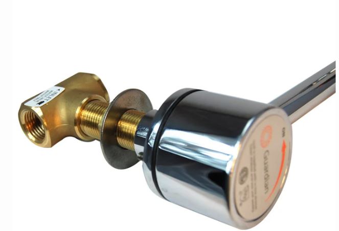 Guardian G1805 eyewash station, deck mounted, autoflow, swivel, right hand mount (NEW)