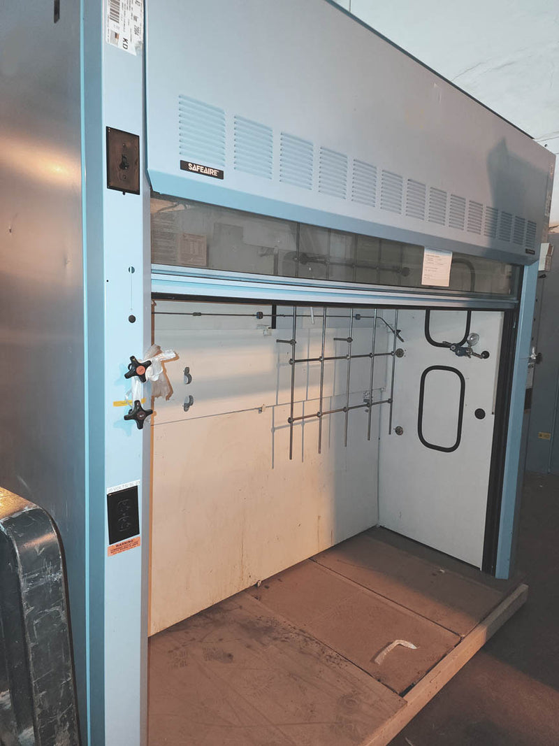 8 foot Walk in fume hood:  Hamilton SafeAire (Pre-owned)
