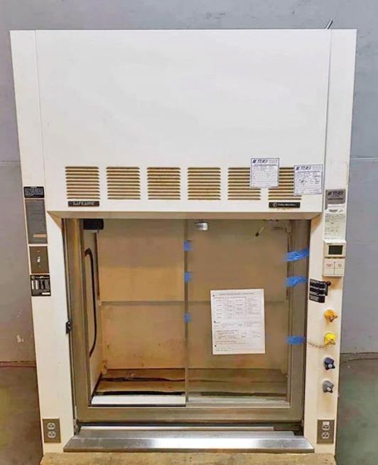 Hamilton SafeAire 4 foot chemical fume hood package (smaller depth) (pre-owned)
