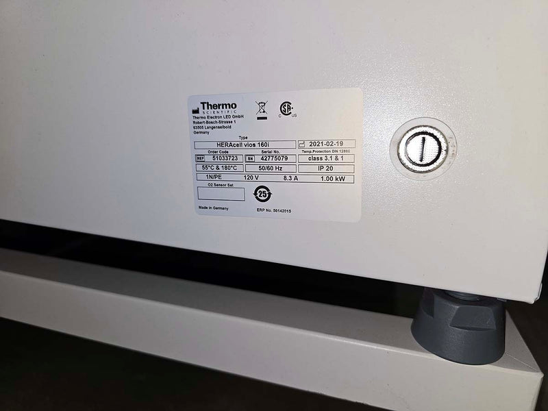Thermo Heracell VIOS 160i dual stack CO2 incubator with O2 control and copper chamber (Pre-owned)