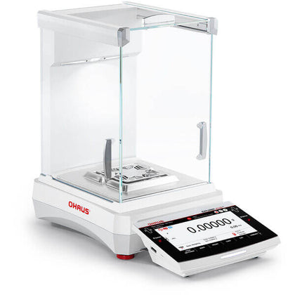 Ohaus EXP125D/AD Explorer Semi-Micro Balance (82 g/120 g x 0.01 mg/0.1 mg) with Internal Calibration AutoCal Automatic and Draftshield (31059169)