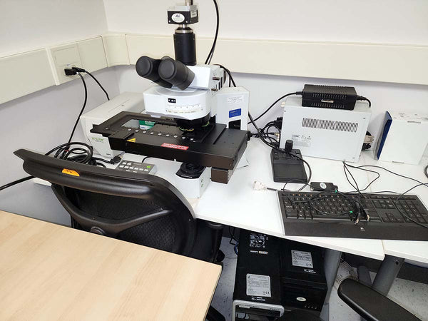 Olympus BX61 Fluorescence microscope with LUDL auto scanning stage