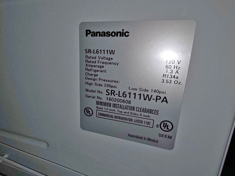 Panasonic SR-L6111W undercounter laboratory refrigerator