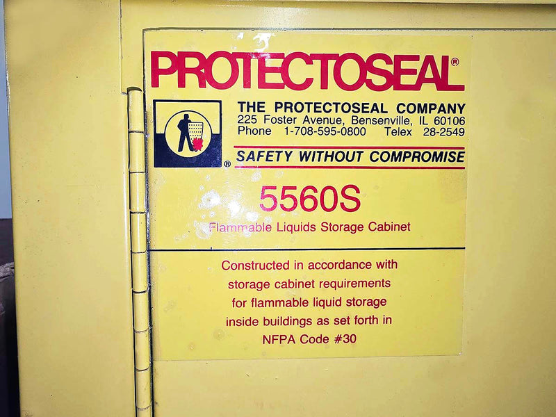 60 gallon flammable storage cabinet | Protectoseal model 5560S (used)