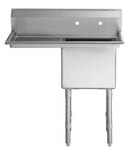 Quick Labs QLSS38 with left drainboard | Government Lab Enterprises