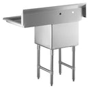 Quick Labs 38" SS sink with right side drainboard | Government Lab Enterprises