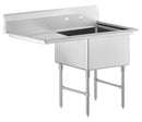 Quick Labs 50 inch SS sink with left drainboard | Government Lab Enterprises