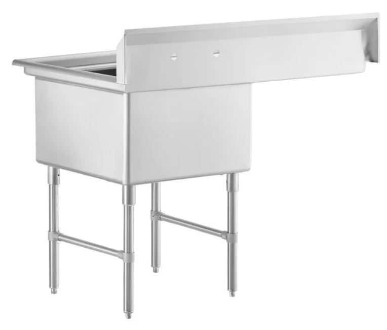 Quick Labs 50 inch SS sink with left drainboard | Government Lab Enterprises