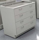 Metal Casework:  6 foot long standing height wall section (NEW) | Quick Labs