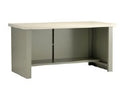 5 foot Closed workbench with plastic laminate top and privacy panels (60"L x 30"D x 30"H) | Rousseau Model WSA3043