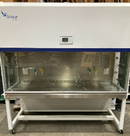 Telstar V100 6 foot vertical laminar flow hood with existing filters and rolling stand (pre-owned)