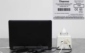 Thermo Scientific NanoDrop 2000 Nano UV-Vis Spectrophotometer with laptop and software (pree-owned)