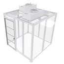 8 foot Walk-in Ducted Cleanroom fume hood bundle with HEPA filter |  Sentry Air SS-CR8-HW-D-2 (NEW)