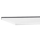 Quick Labs Edge Rails Back (0.5"Above the Surface for 72" L Upper Shelf- QLER72S