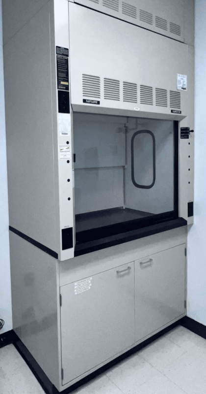 Hamilton SafeAire 4 foot chemical fume hood package (pre-owned)