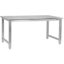 Stainless steel heavy duty lab table:  72"W x 36"D  16 Ga. 304 Stainless steel (NEW) | QLHSS3672-16-NS-304