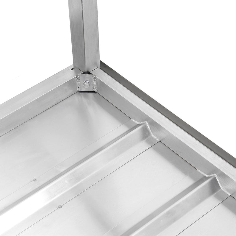 Stainless steel heavy duty lab table:  72"W x 36"D  16 Ga. 304 Stainless steel (NEW) | QLHSS3672-16-NS-304