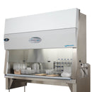 NuAire NU677-600 6 foot Type A2 Biological safety cabinet with pneumatic rolling stand (Year 2015)
