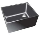 Epoxy resin sink basin (25"L x 15"W x 10"D) Undermount, Black