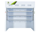 TopAir FH-180-WI 72" metal floor mounted Polypropylene walk-in fume hood (72" x 36.6" D x 96" H) with H14 HEPA filter Package