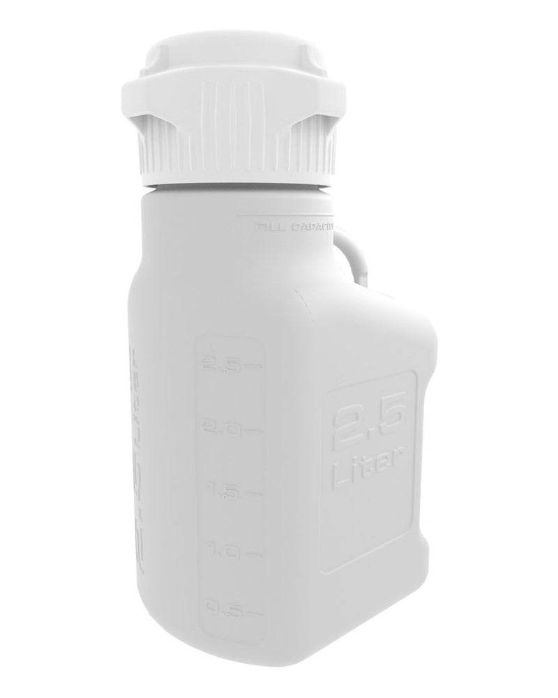 Foxx Life Sciences 152-0111-OEM Carboy, 2.5L, HDPE, 83mm Cap - Government Lab Enterprises