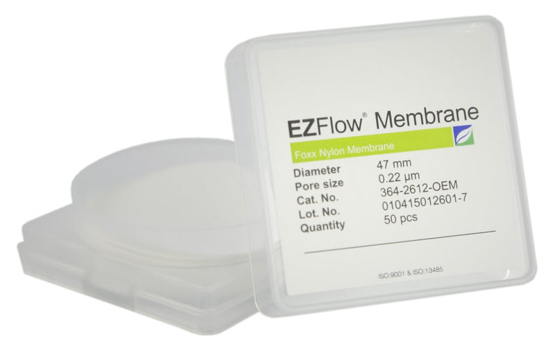 Foxx Life Sciences 364-2612-OEM EZFlow  Membrane Disc Filter, 0.22µm Nylon, 47mm, 50pk - Government Lab Enterprises