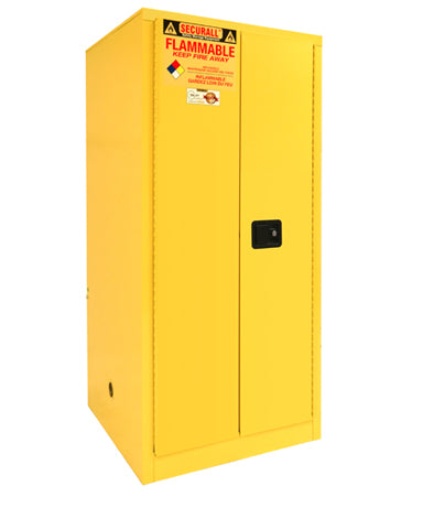 Securall A160 60 gallon Flammable Storage Cabinet with Self-Latch Hinged Doors - Government Lab Enterprises